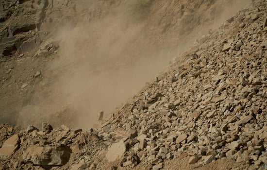 Hurricane Polo's Waves Trigger Rockslide at Laguna Beach's Agate Street Bluff