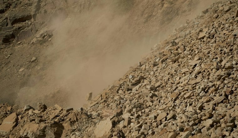 Hurricane Polo's Waves Trigger Rockslide at Laguna Beach's Agate Street Bluff
