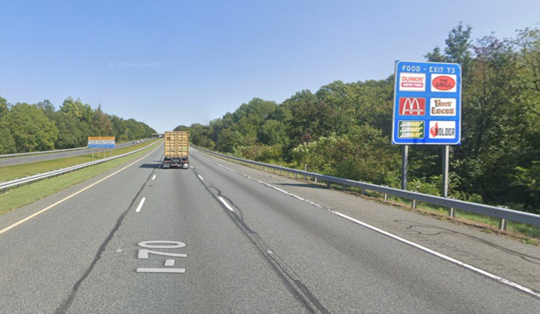 I-70 Box Truck Crash Closes Eastbound Lanes in Howard County