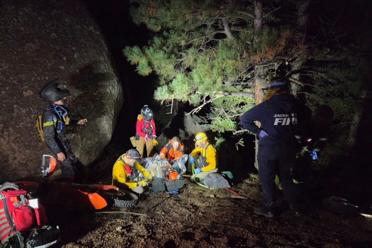 Injured Dirt Biker Airlifted From Rampart Range After Drone-Guided Rescue