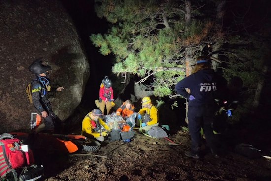 Injured Dirt Biker Airlifted From Rampart Range After Drone-Guided Rescue