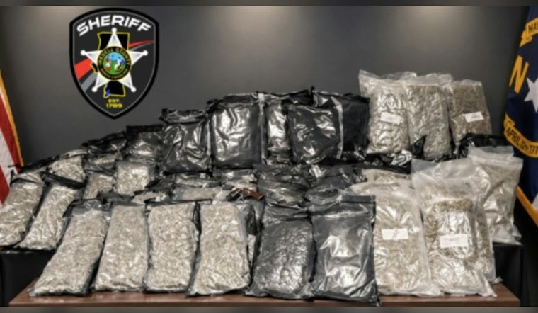 Iredell County Traffic Stop Nets 152 Pounds of Pot, Gun and $5,000 Cash