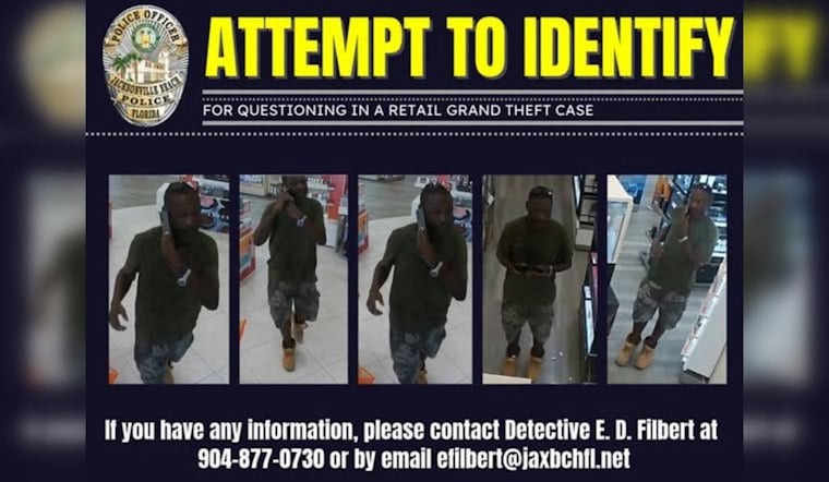 Jacksonville Beach Police Hunt Shoplifter in Third Ulta Theft This Year