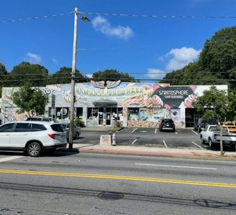 Junkman's Daughter's UFO Awning Comes Down for Wild New L5P Mural