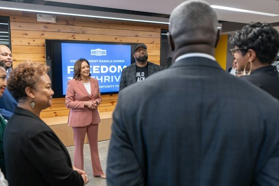 Kamala Harris to Rally With Ossoff in Fulton County on Last Day of Fulton County Early Voting