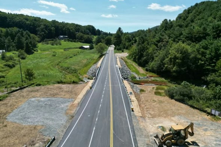 Kentucky Creek Bridge Opens Near Avery County High School