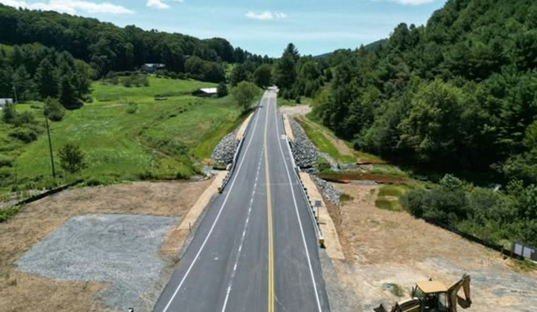 Kentucky Creek Bridge Opens Near Avery County High School