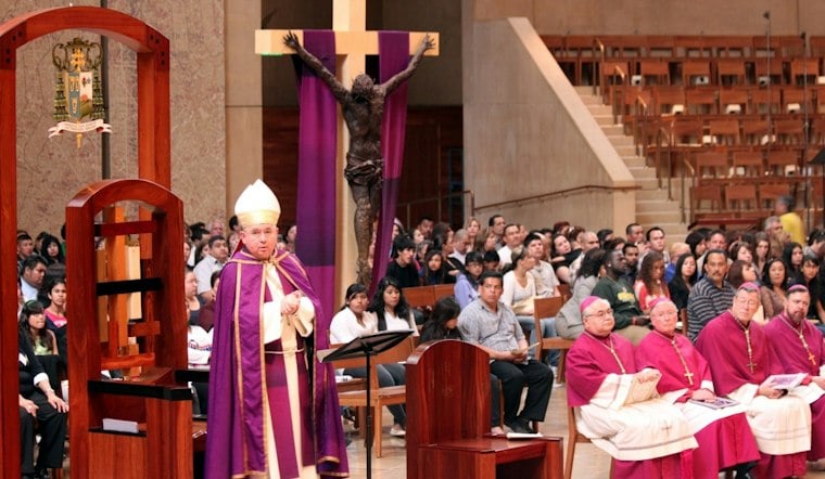 LA Cathedral Ties Ribbons of Prayer to Immigrants Ahead of Sunday Mass