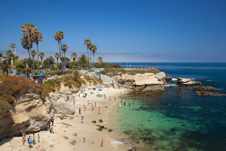 La Jolla Cove Swim Canceled as High Tide Leaves No Safe Beach for Race Staging