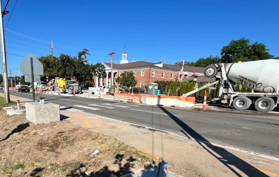 Ladue Installs Pedestrian Beacon Outside Sportsman's Park on Clayton Road
