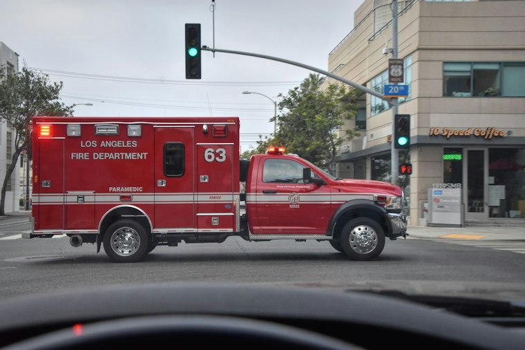 LAFD Ambulance Crash in Boyle Heights