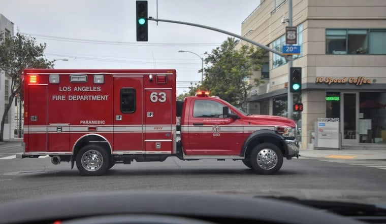 LAFD Ambulance Crash in Boyle Heights