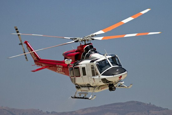 LAFD Hoists Hiker From Studio City Trail