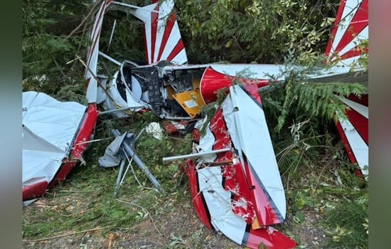 Lake Stevens Biplane Crashes Into Backyard, Narrowly Misses Family and Propane Tank