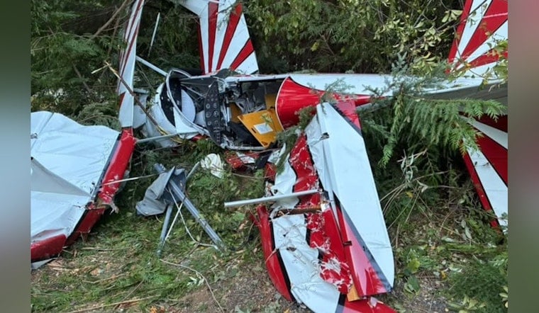Lake Stevens Biplane Crashes Into Backyard, Narrowly Misses Family and Propane Tank