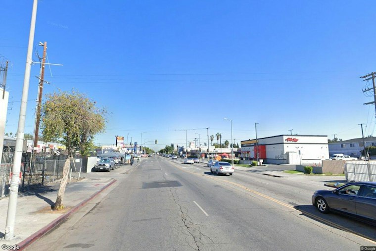 LAPD Cruiser Slams Into SUV, Sedan on Avalon Boulevard, Four Hurt