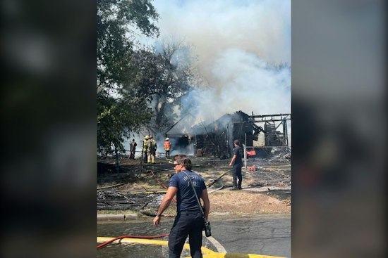 Large House Fire Engulfs North Houston Home Near I-45 and Patton Street