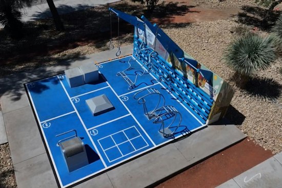 Las Vegas Adds Eight Free Outdoor Fitness Courts to City Parks