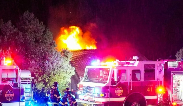 Lightning Torches Douglas County Home, Firefighters Battle Blaze Two Miles From Nearest Hydrant