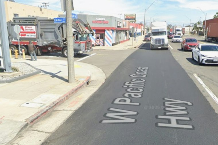 Long Beach Cyclist, 68, Dies After Semi-Truck Hits Him on PCH Sidewalk