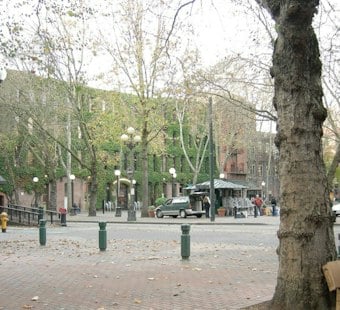 Man Stabbed in Occidental Square Near Downtown Seattle, Suspect Still At Large