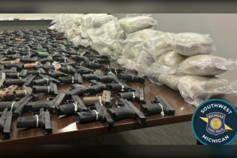 Marshall Traffic Stop Nets 174 Guns, 167 Kilos of Suspected Heroin