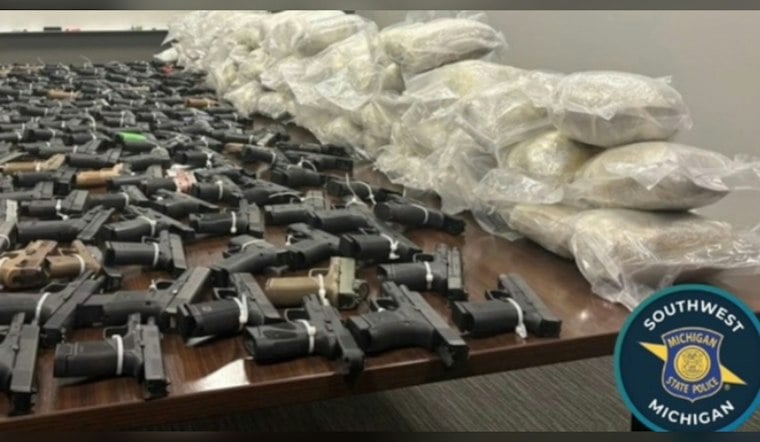 Marshall Traffic Stop Nets 174 Guns, 167 Kilos of Suspected Heroin