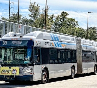 MARTA Bus Runs Off North Shallowford Road in Dunwoody, Three Hurt