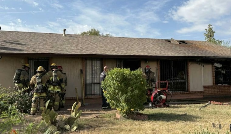 Maryvale Woman Hospitalized After Fire Crews Cut Through Her Roof to Ventilate Home