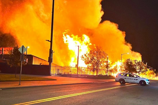 Massive Fire Erupts Near Lafayette Boulevard, South Bend's Third Blaze on Same Corridor