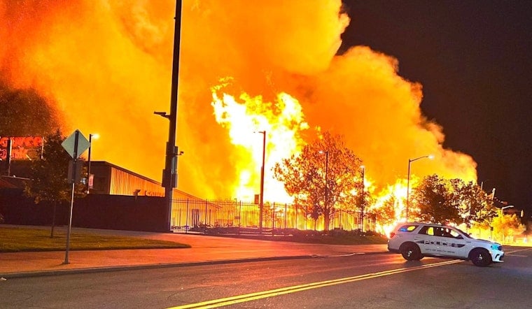 Massive Fire Erupts Near Lafayette Boulevard, South Bend's Third Blaze on Same Corridor