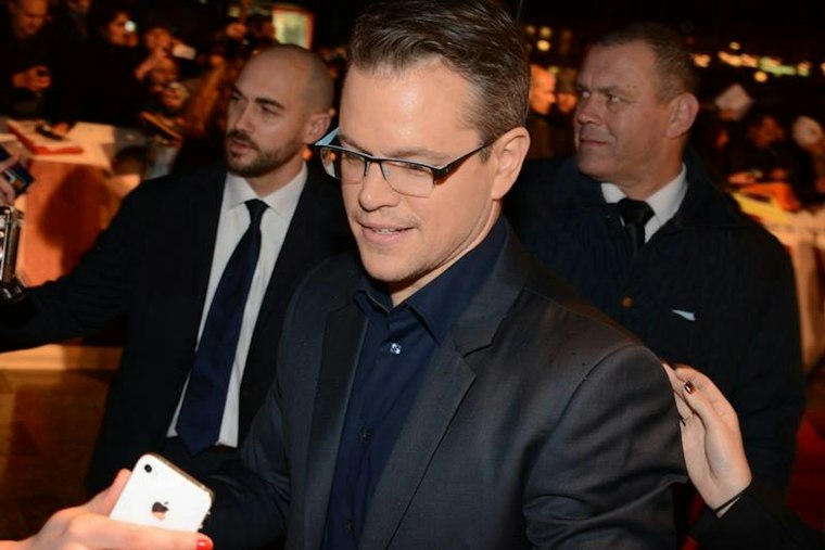 Matt Damon Cheers for the Red Sox at Kimmel’s Brooklyn Taping