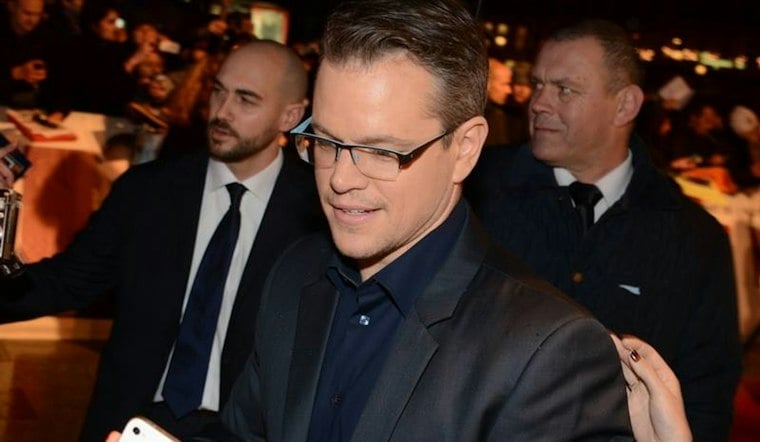 Matt Damon Cheers for the Red Sox at Kimmel’s Brooklyn Taping