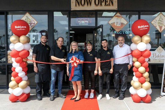 Mayor Gallego Samples Dubai Chocolate at New North Phoenix Baklava Shop