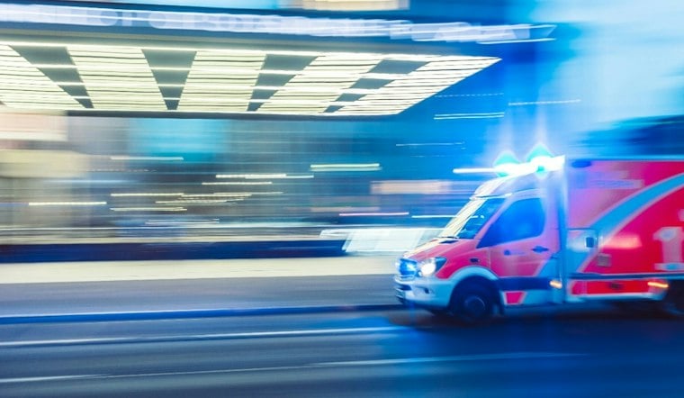 Metal Debris On H-1 Freeway Sends Helmeted Rider To Hospital Near Kaimakani Overpass