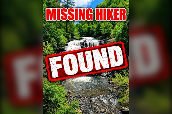 Missing 21-Year-Old Hiker Found Safe After Overnight Search Near Bald River Falls