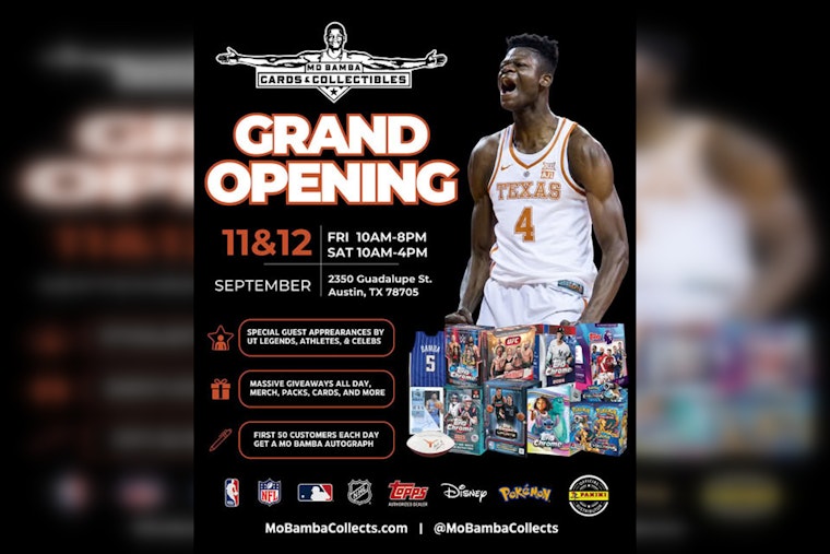 Mo Bamba Opens Card Shop on The Drag, Steps From Where His UT Legend Began