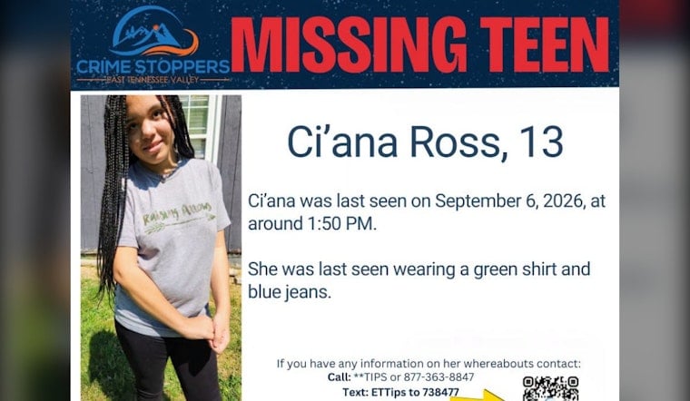 Morningside Teen Ci'ana Ross, 13, Missing Since Sunday Afternoon Sighting