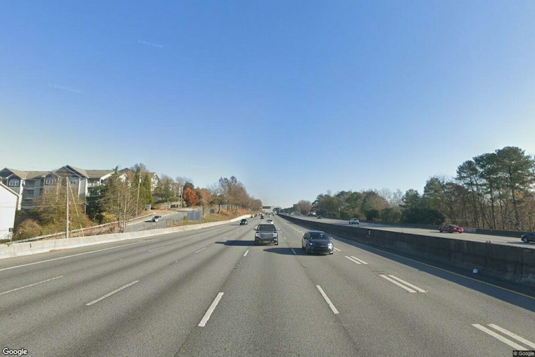 Motorcycle Fire, Three Riders Hurt in I-85 Crash at Shallowford Road