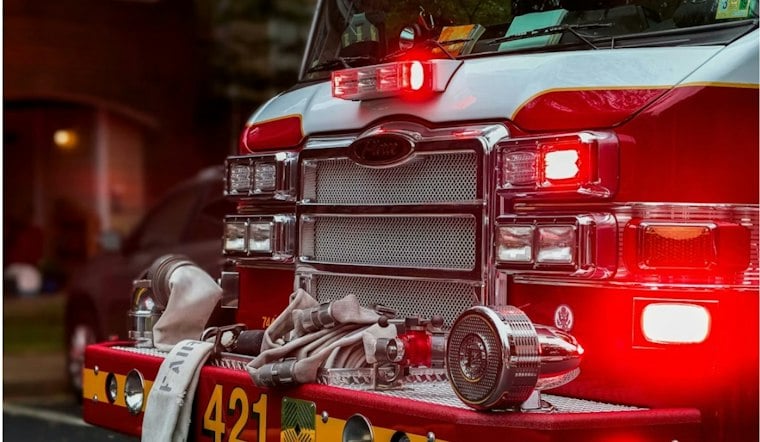Mulch Fire Shuts Down Livonia's 7 Mile Road, Sends Smoke Plumes Skyward