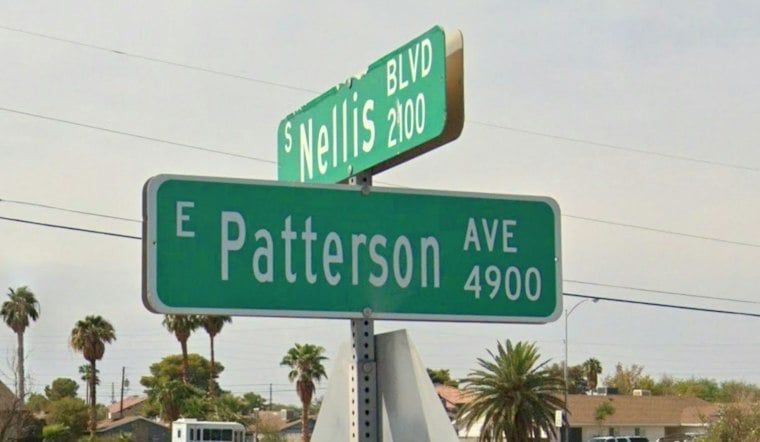 Nellis Avenue Shut Down After Pedestrian Critically Hurt in Pre-Dawn Crash