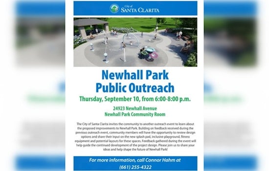 Newhall Park's Splash Pad, Playground Plans Head Back to Residents Next Week