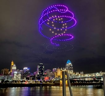 NKU Students Turn TANK Bus Into 35,000-Light BLINK Art Piece