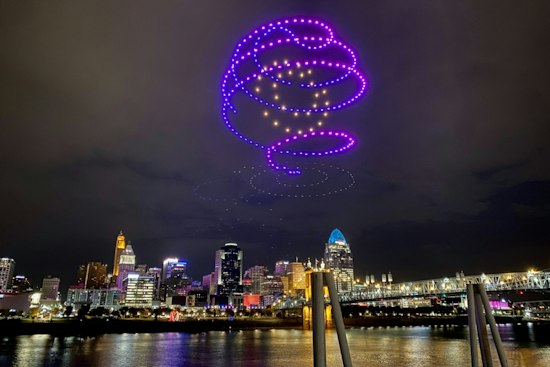 NKU Students Turn TANK Bus Into 35,000-Light BLINK Art Piece