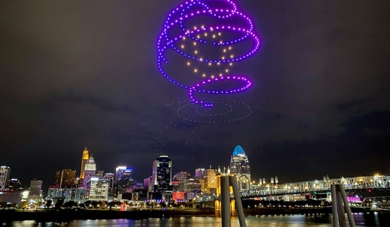 NKU Students Turn TANK Bus Into 35,000-Light BLINK Art Piece