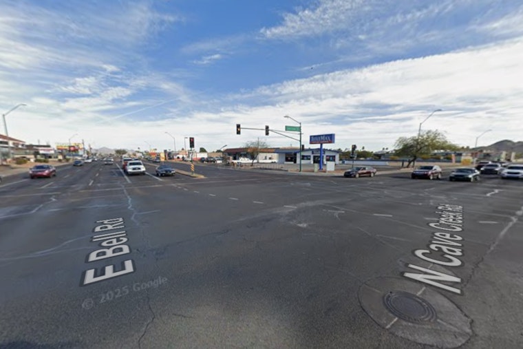 North Phoenix Crash Shuts Down Bell and Cave Creek, Victim Critical