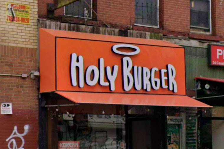 NYC's Halal Burger Chain Hangs Coming Soon Banner In Columbia Heights