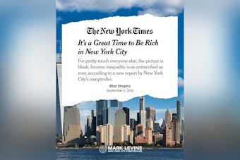NYC's Richest 0.1% Grabbed Half of Income Growth as Most Residents Fell Behind