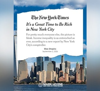 NYC's Richest 0.1% Grabbed Half of Income Growth as Most Residents Fell Behind