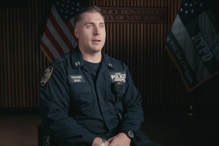 NYPD Officer Who Wears Dad's 9/11 Shield Makes Sergeant at 33